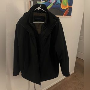 Heavy Black Weatherproof Jacket